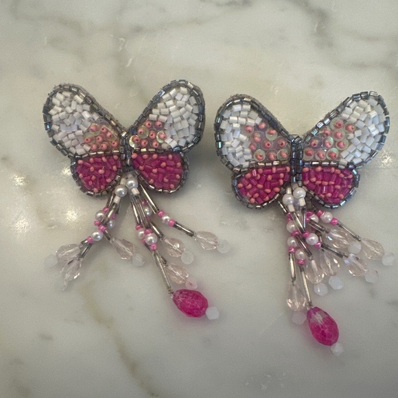 NWOT Olivia Dar butterfly earrings - Picture 1 of 4